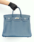 Birkin 40 Togo Leather in Bleu De Prusse, £8,750, Handbags, Blue, Front view